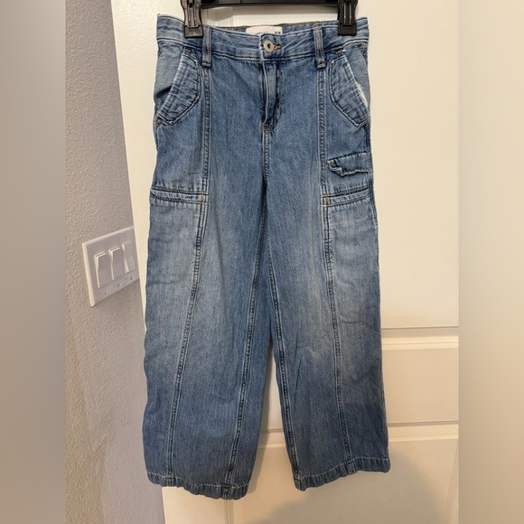 abercrombie kids Other - Abercrombie Kids Light Blue Hi rise wide leg Jeans Size 9/10